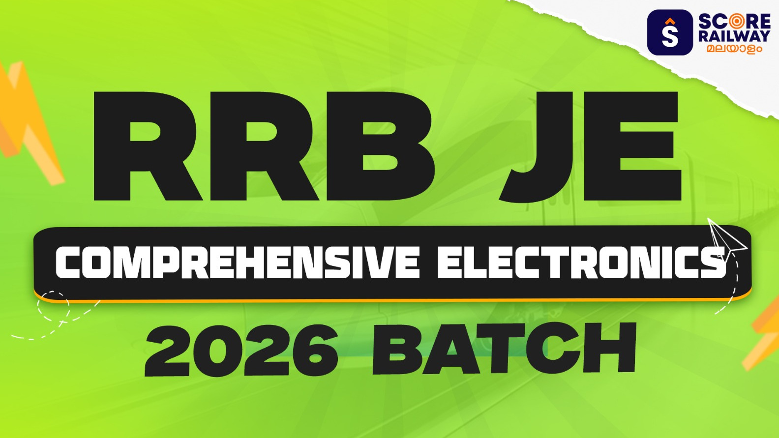 RRB JE Comprehensive Electronics Batch 2026